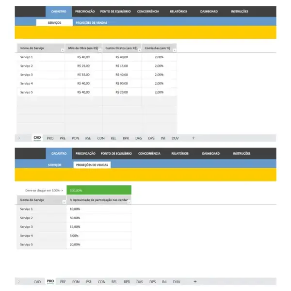Product/Service Pricing Template: Easily Calculate and Compare Costs