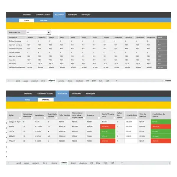 Stock Control Spreadsheet: Manage Your Investments Efficiently